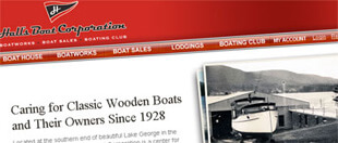 Hall's Boat, Web Development Case Studies