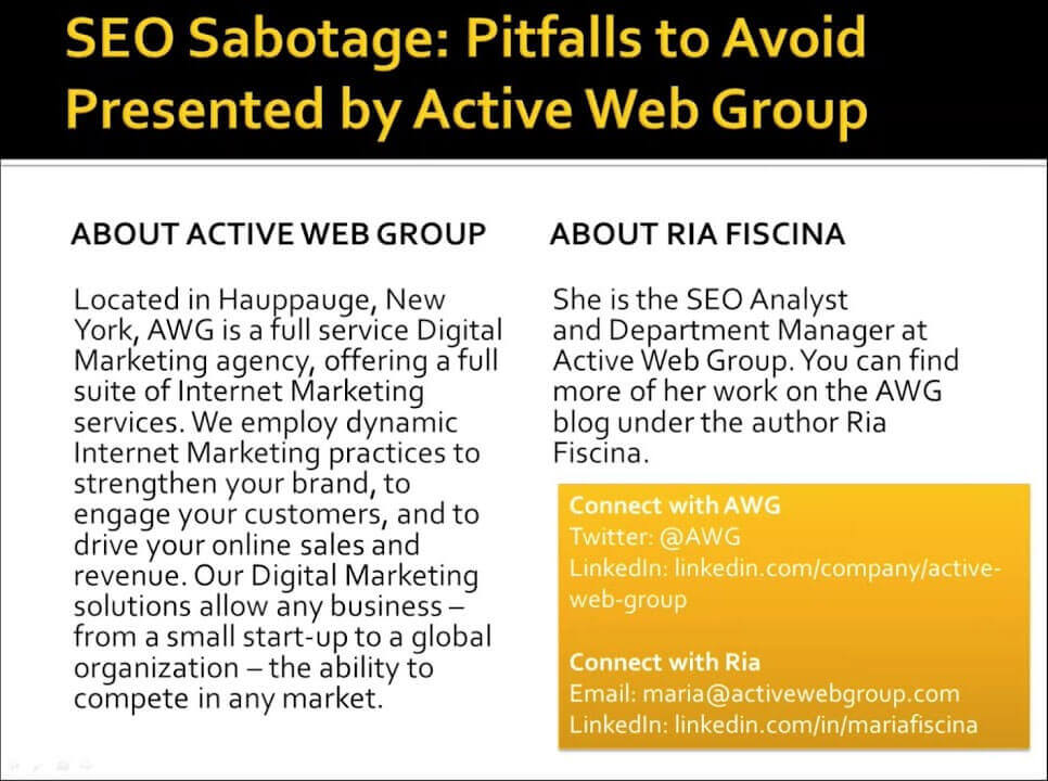 SEO Sabotage: Pitfalls to Avoid